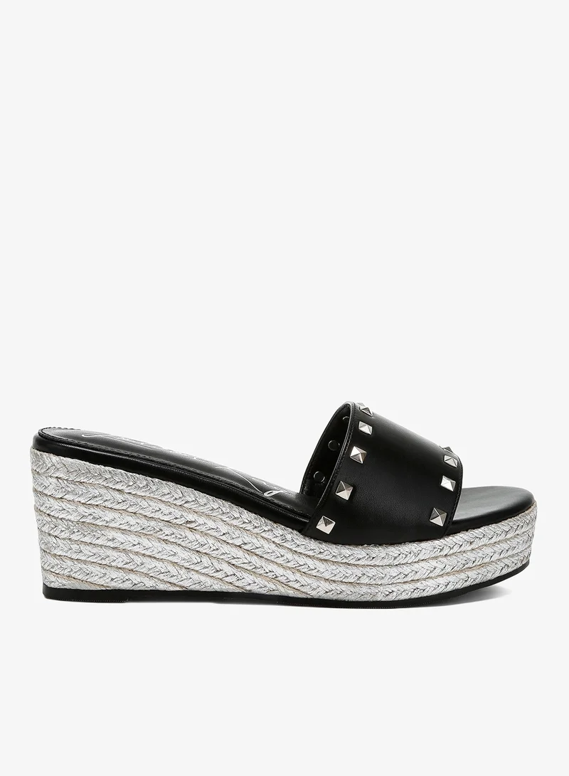 London Rag Women's Slip-On Espadrilles Black