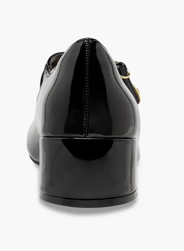 Women Buckle Block Heel Shoes – image 5