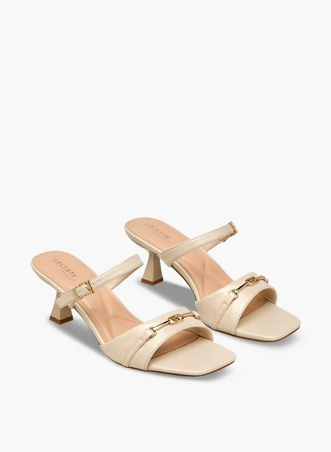 Women's Flared Heel Sandals