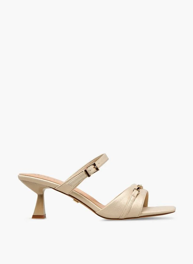 Women Flared Heel Sandals