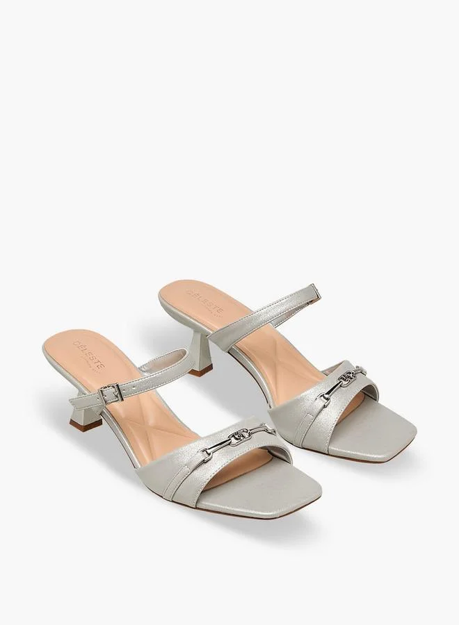 Women's Flared Heel Sandals