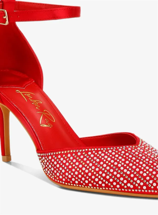 Gold Stiletto Sandals with Cushioned Insoles – image 5