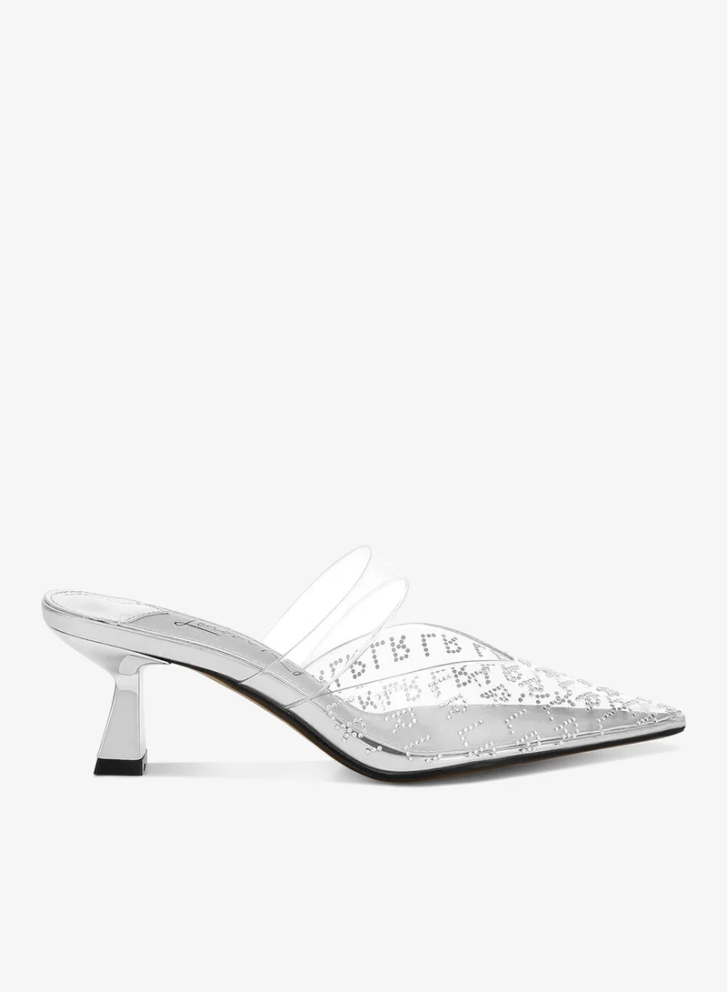 Pointed Toe Kitten Heels Black