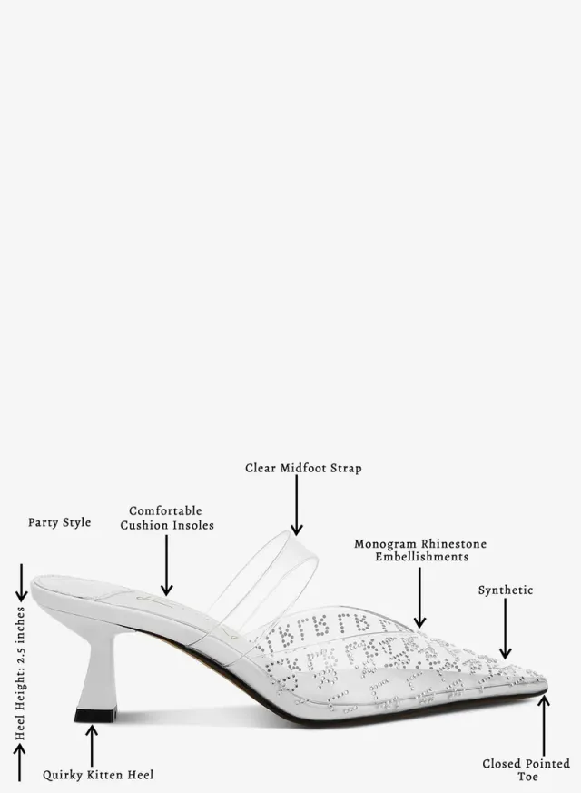 Pointed Toe Kitten Heels Black – image 6