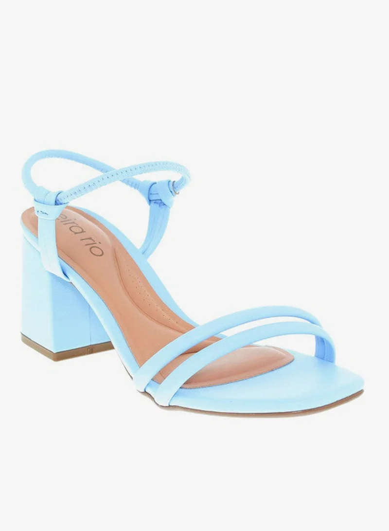 Women's Mid Heel Slingback Ankle Strap Sandals