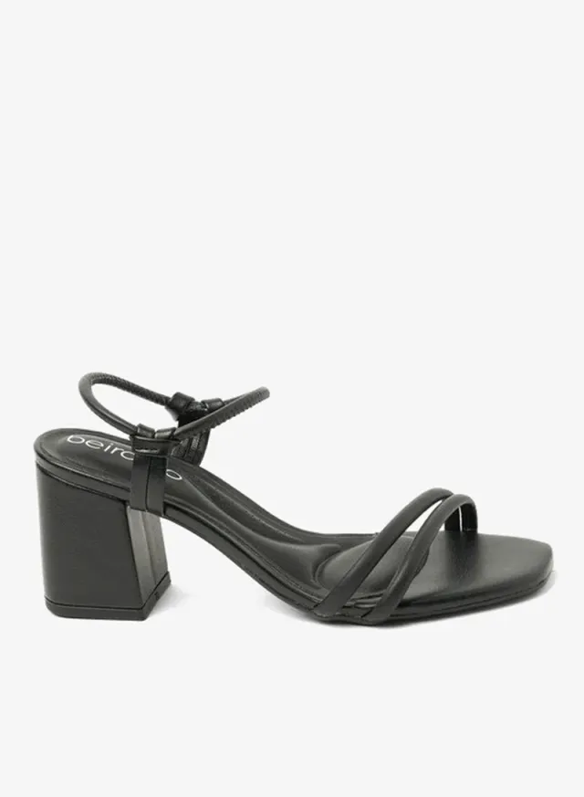 Women's Mid Heel Slingback Ankle Strap Sandals