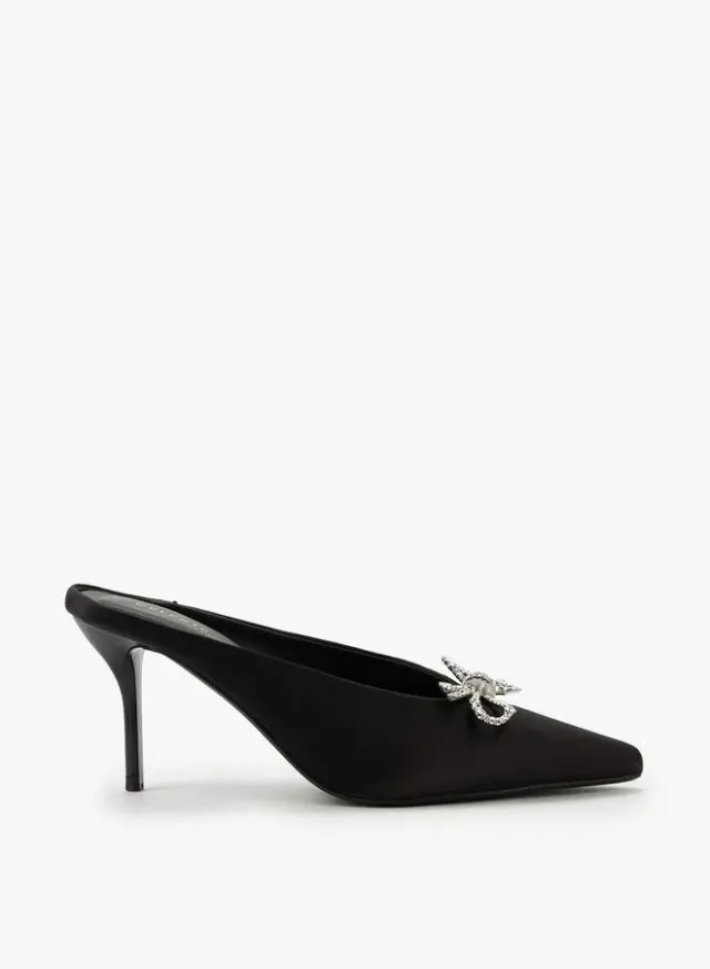 Embellished Pointed Stiletto Mules – image 3