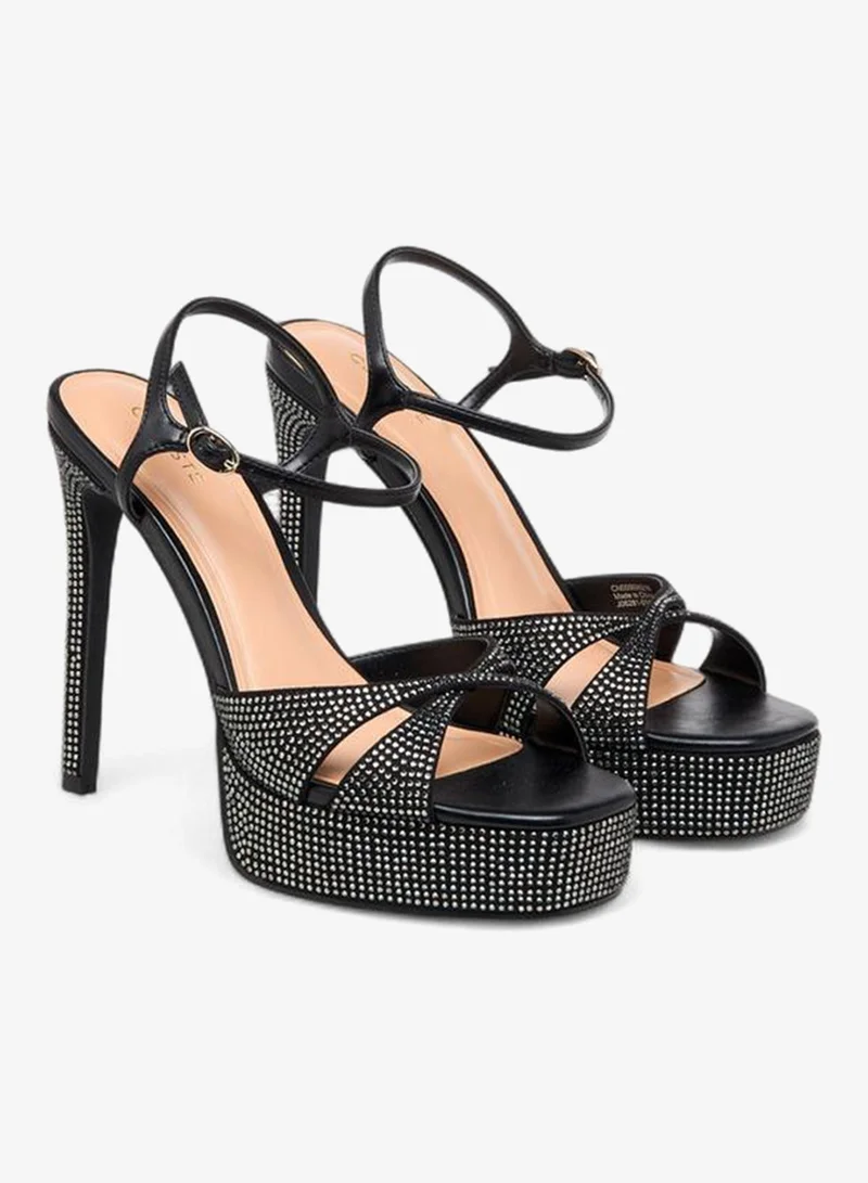 Embellished Stiletto Heel Sandals