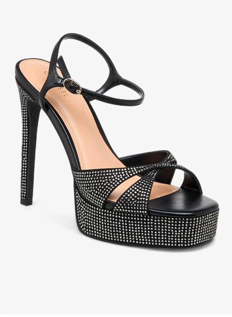 Embellished Stiletto Heel Sandals
