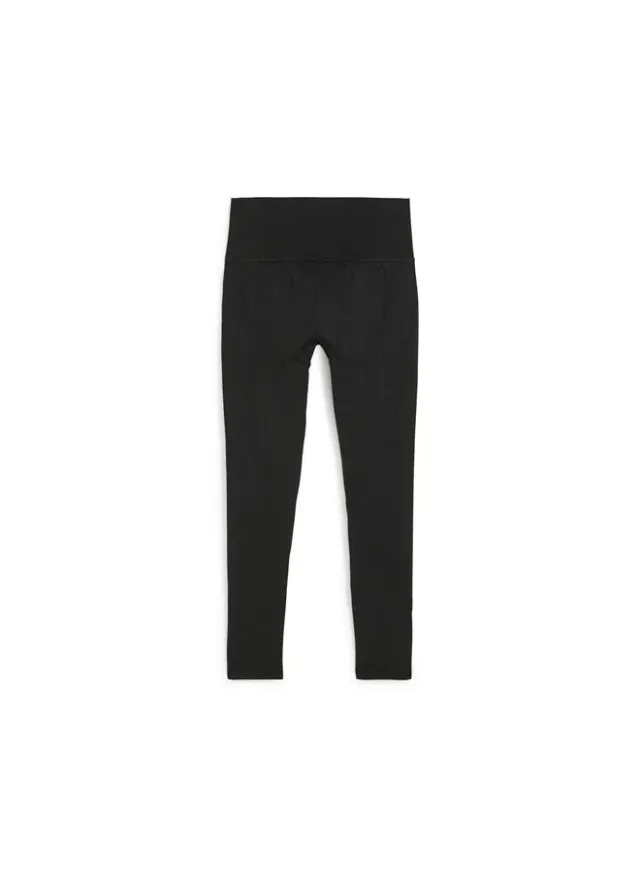 High-Waist Fleece Leggings - Red - Skinny Fit - Elastic Waistband – image 7