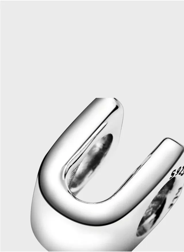 Gold Plated Metal Letter X Charm for Pandora Bracelet – image 4