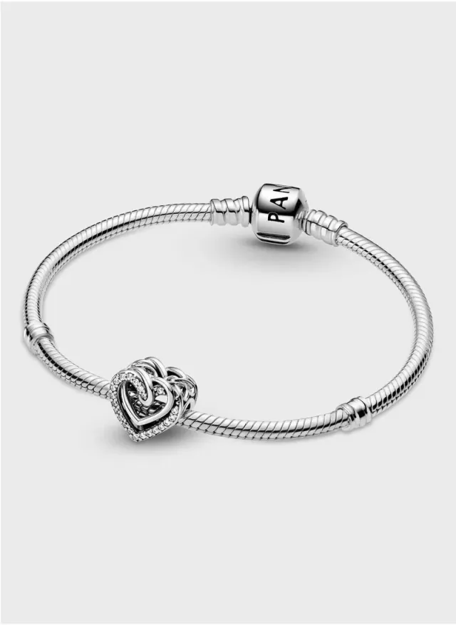 Sterling Silver Cubic Zirconia Puzzle Charm Pendant – image 5
