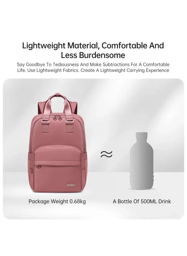 Women's Anti-Theft Water Resistant Laptop Backpack - Nostalgia Rose – image 11