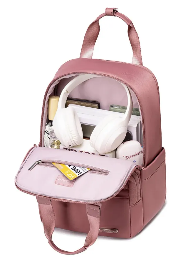 Women's Anti-Theft Water Resistant Laptop Backpack - Nostalgia Rose – image 4