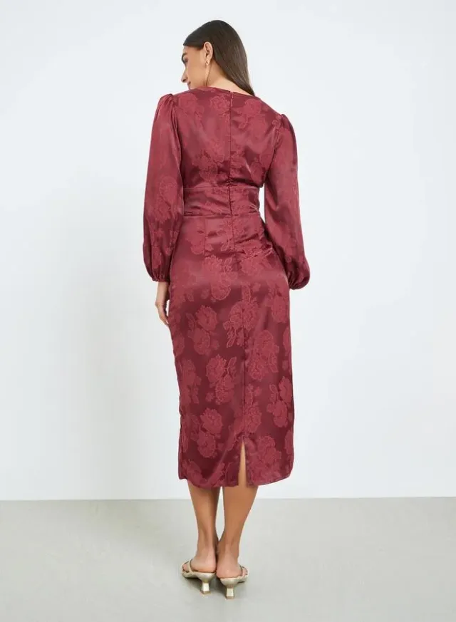 Floral Jacquard Dress – image 4