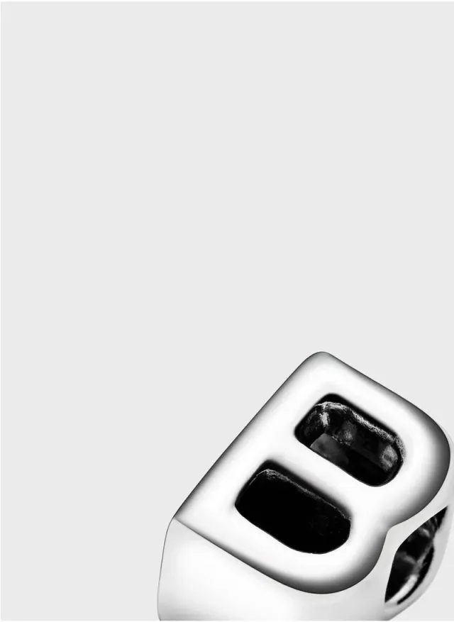 Pandora Sterling Silver Letter B Initial Charm – image 4