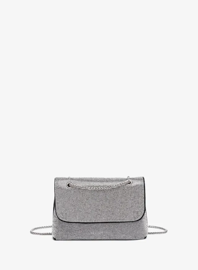Diamante Flap Evening Clutch