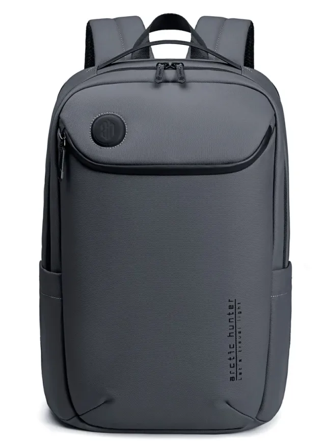 Water Resistant Laptop Backpack with USB Port - Black – image 4