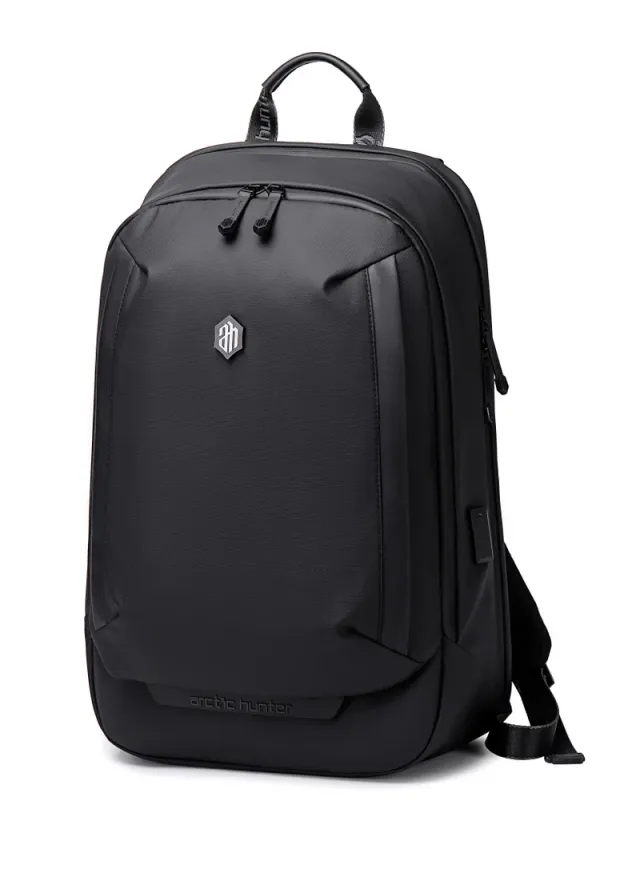 Lightweight Anti-Theft Laptop Backpack with USB Port B00443 Black