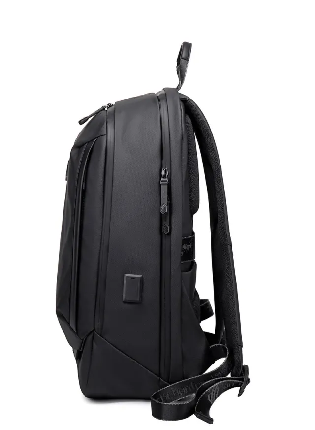 Lightweight Anti-Theft Laptop Backpack with USB Port B00443 Black – image 5