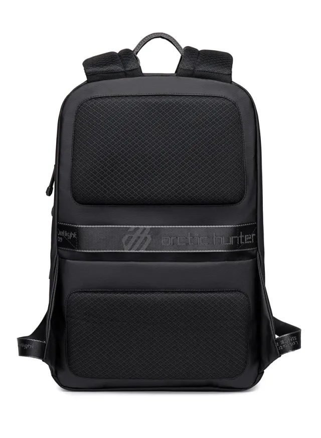 Lightweight Anti-Theft Laptop Backpack with USB Port B00443 Black – image 8