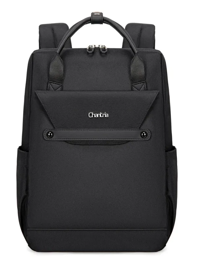 Women's Multifunctional Water Resistant Laptop Backpack - Black – image 3