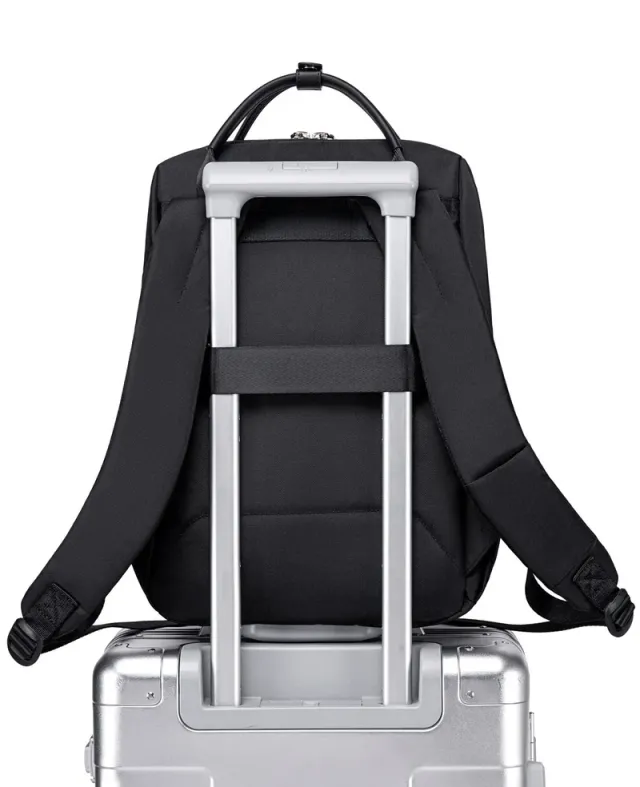 Women's Multifunctional Water Resistant Laptop Backpack - Black – image 9