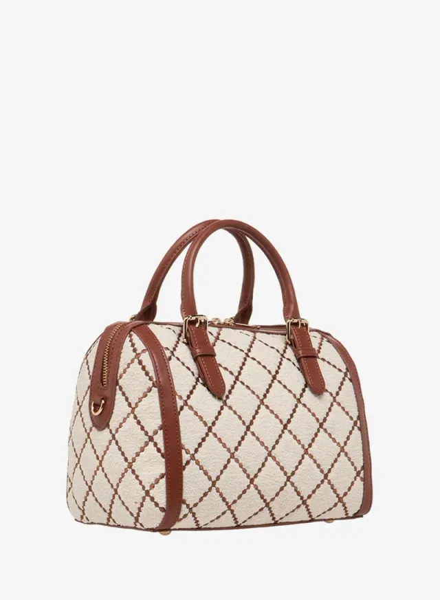 Quilted Zip Tote Bag – image 4