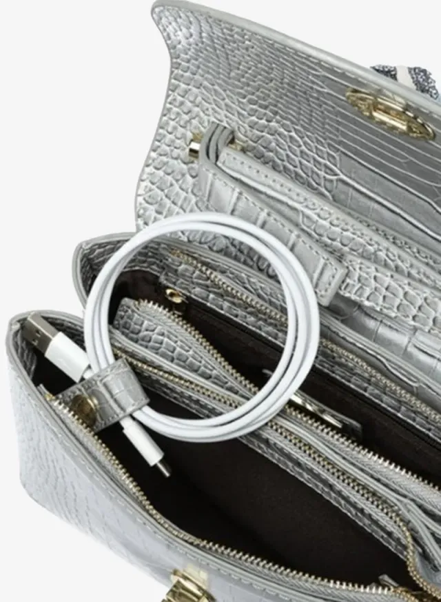 BD 113 Top Handle Satchel Handbag – image 5