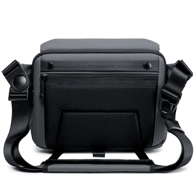 Compact Camera Shoulder Bag with Tripod Holder Grey – image 4