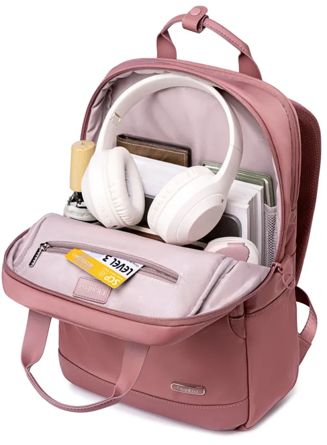 Women's Lightweight Anti-Theft Laptop Backpack - Khaki – image 8