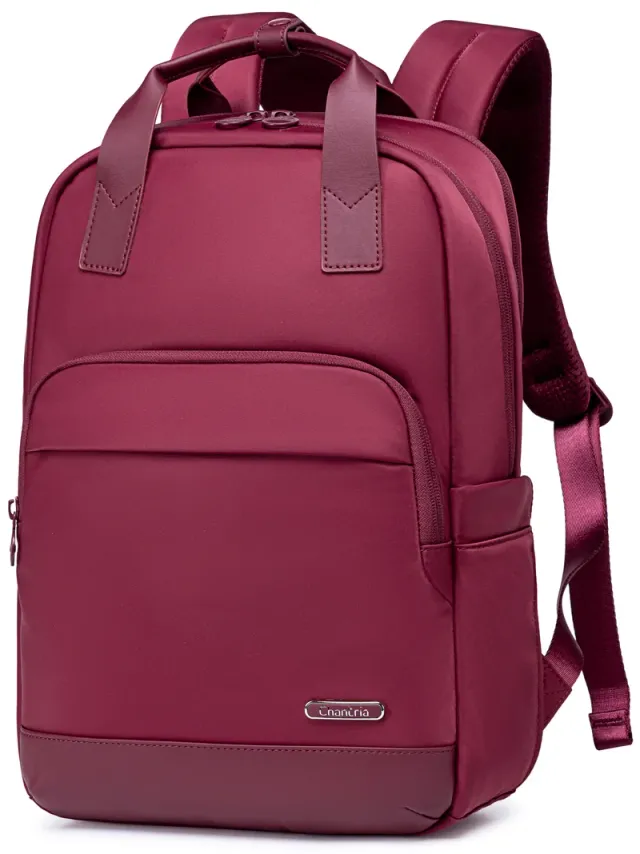Women's Lightweight Anti-Theft Laptop Backpack - Khaki