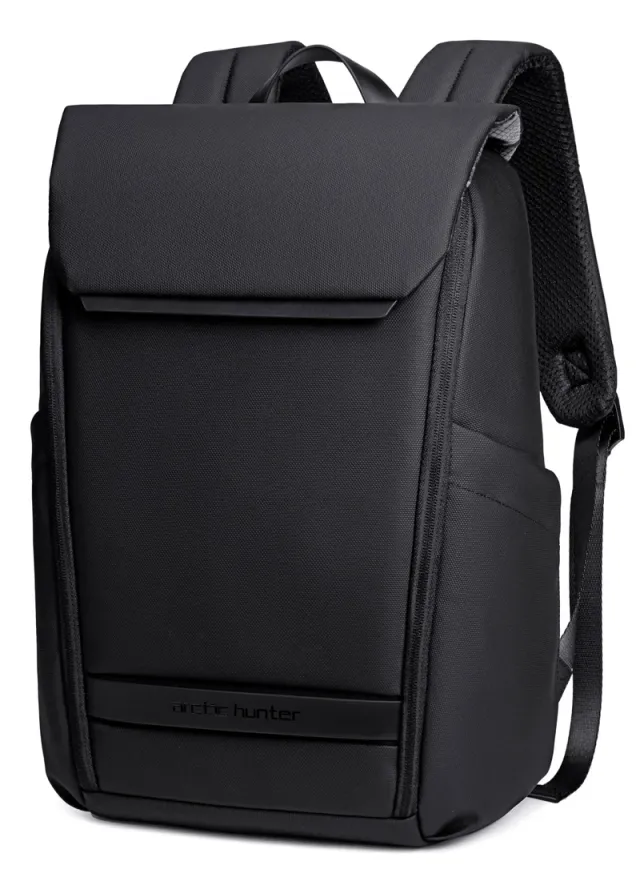 Water Resistant Lightweight Laptop Backpack Black