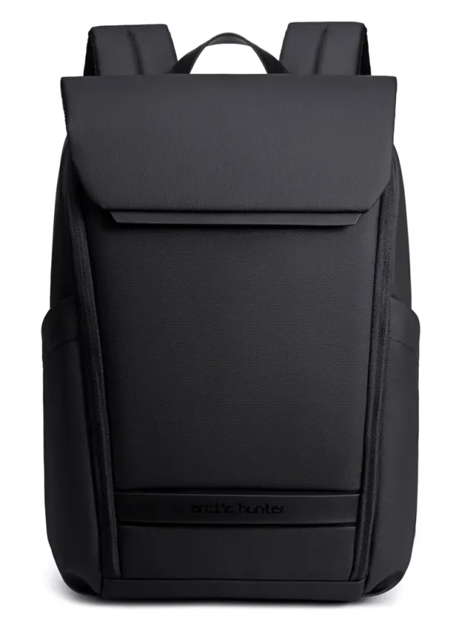 Water Resistant Lightweight Laptop Backpack Black – image 3