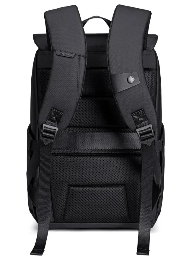 Water Resistant Lightweight Laptop Backpack Black – image 4