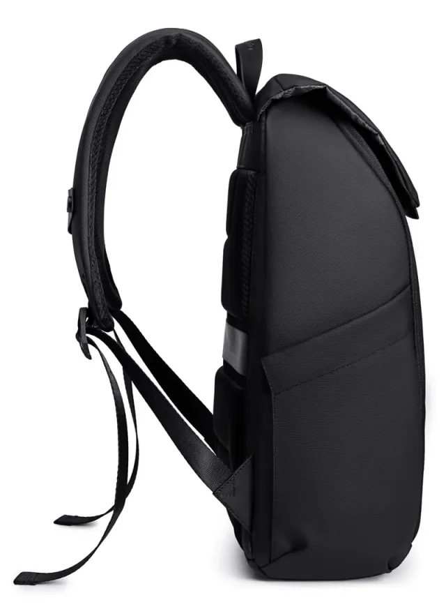 Water Resistant Lightweight Laptop Backpack Black – image 5