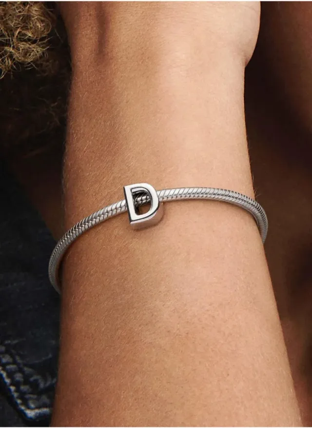 Silver Letter X Charm for Pandora Moments Bracelets – image 6
