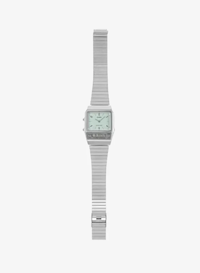AQ-800E-3ADF ساعة ستانلس ستيل 32.1 مم أخضر – صورة 7