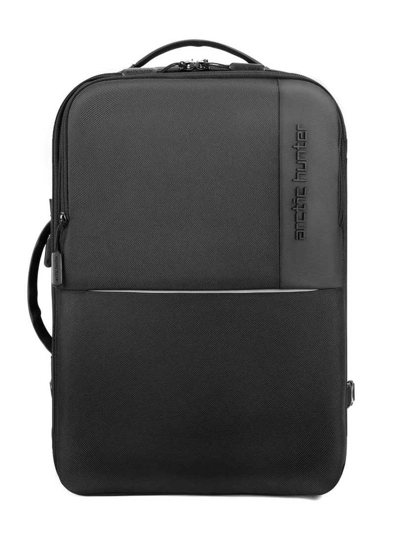 3-in-1 Convertible Travel Backpack with USB Port Black