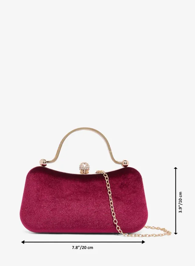 Shimmer Gold Accent Top Handle Bag – image 5