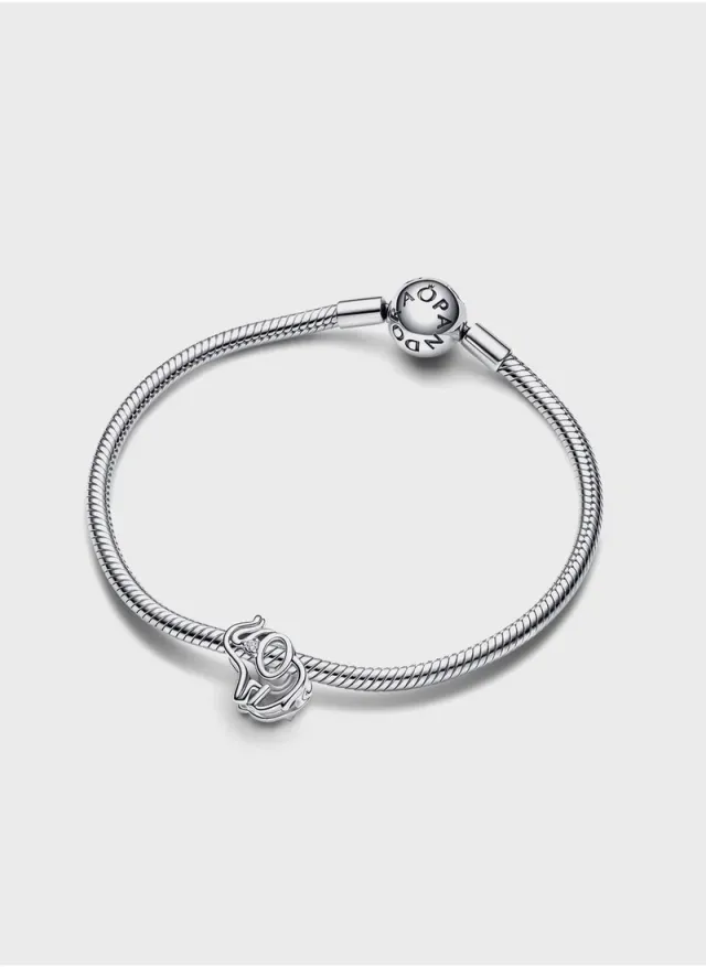 Sterling Silver Openwork Elephant Charm for Pandora Moments Bracelets – image 3