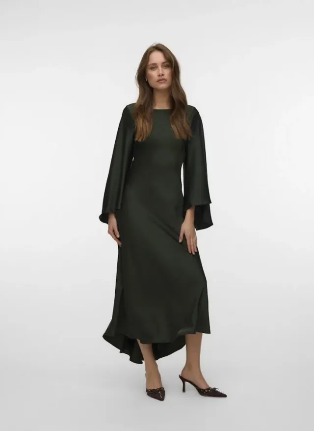 Kamile Wide Sleeve Maxi Dress