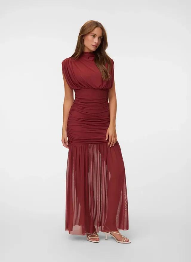 Women's VMKAILA Sleeveless High Neck Maxi Dress