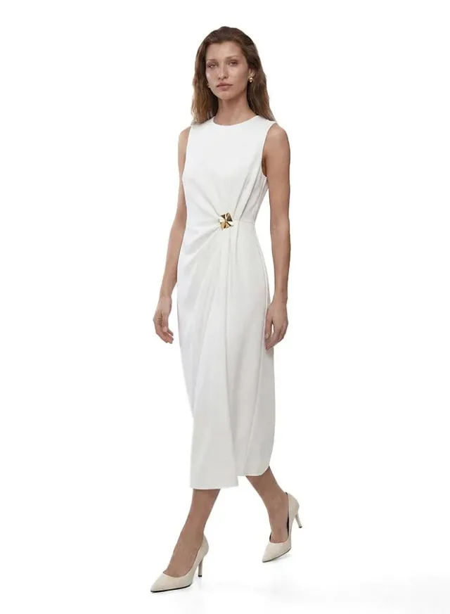 Maxi Crepe Dress – صورة 2