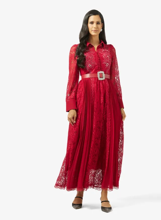 Lace A-line Dress