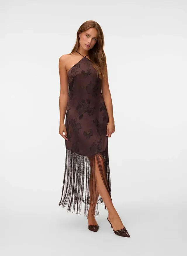 Women's VMTATHIANA Short Fringe Dress