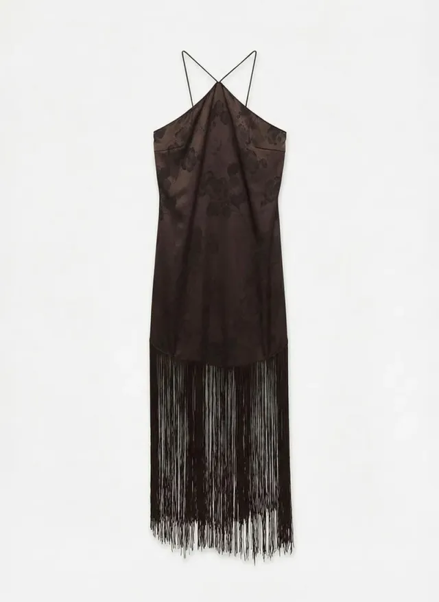 Women's VMTATHIANA Short Fringe Dress – image 5
