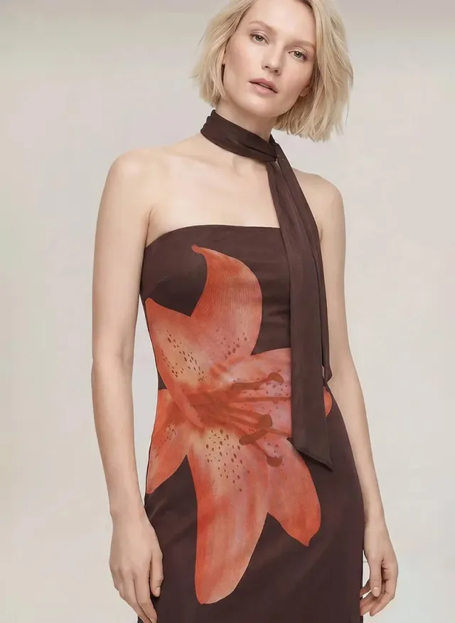 Women's VMROSETTA Sleeveless Maxi Scarf Dress – صورة 3