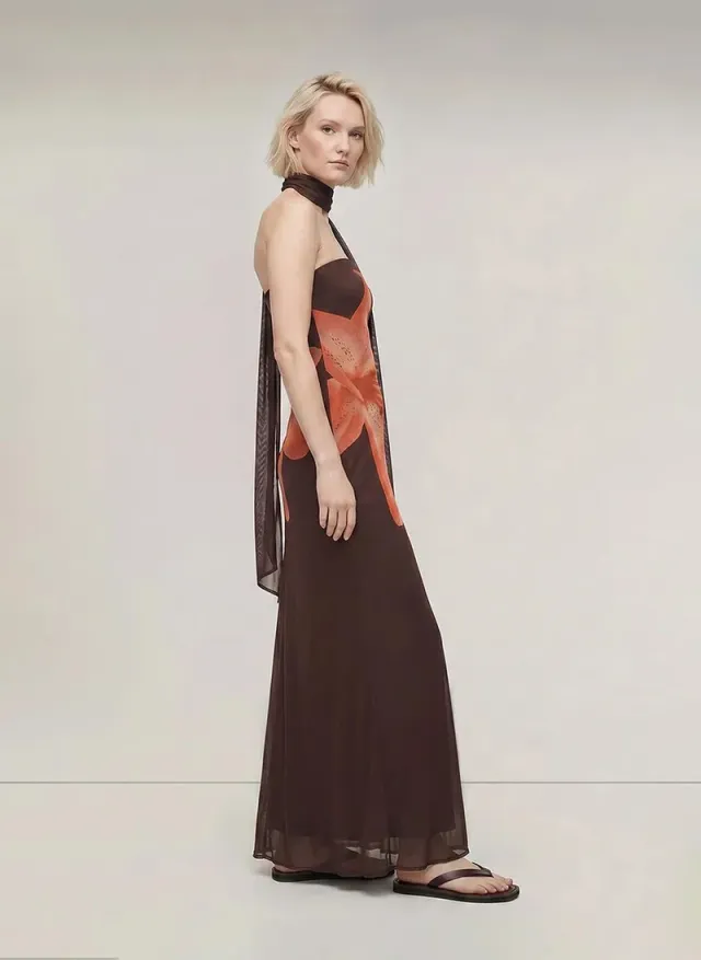Women's VMROSETTA Sleeveless Maxi Scarf Dress – صورة 5