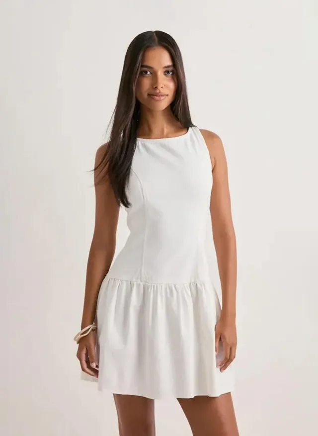 Women's VMKIARA Twill Sleeveless Short Woven Dress